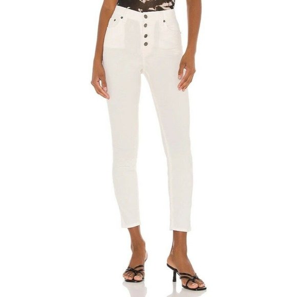 PISTOLA Aline Skinny Jeans Wishful Cream White High Waist 29 NWT $98